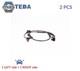 0 986 594 664 Abs Wheel Speed Sensor Pair Front Bosch 2pcs New Oe Replacement