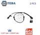 107212 Abs Wheel Speed Sensor Pair Front Febi Bilstein 2pcs New Oe Replacement