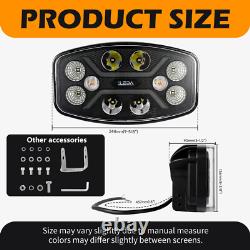 10 LED Work Warning Light Roof Spot Lights Driving Lamp For Land Rover Defender