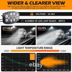 10 LED Work Warning Light Roof Spot Lights Driving Lamp For Land Rover Defender