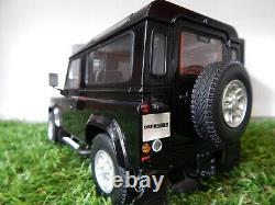 118 Kyosho Land Rover Defender 90 (santorini black) Rare model car