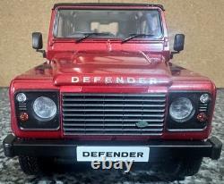 118 LAND ROVER Defender 110 1/18 4x4 Off Road Jeep RED