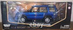 118 Land Rover Discovery Off Road 4x4 Model Car 1/18 BLUE Boxed