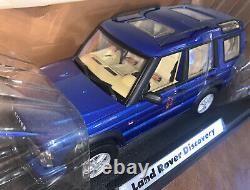 118 Land Rover Discovery Off Road 4x4 Model Car 1/18 BLUE Boxed