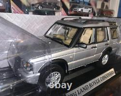 118 Land Rover Discovery Off Road 4x4 Model Car 1/18 SILVER Boxed