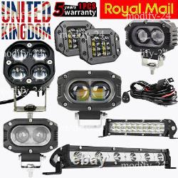 12-24V Car LED Work Light Bar Flood Spot Light Driving Offroad Truck SUV 4x4 ATV