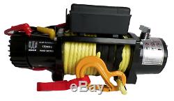 13500lb 12v recovery winch Synthetic rope Dyneema SK75 Off Road Land Rover
