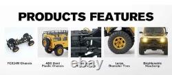 1/24 Scale Land Rover Defender Camel Trophy RC Car Off-Road 4WD Crawler