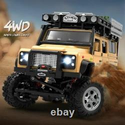 1/28 RC Metal Replica LandRover Defender RC Car RTR Rock Crawler LIGHTS#########