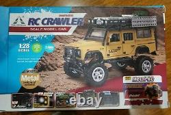 1/28 RC Metal Replica LandRover Defender RC Car RTR Rock Crawler LIGHTS#########