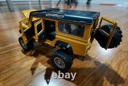 1/28 RC Metal Replica LandRover Defender RC Car RTR Rock Crawler LIGHTS#########