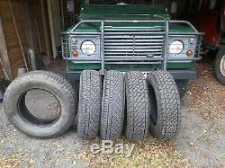 205/80/16 Tyres Full Set. Off Land Rover Defender 90.3 x Michelin. 2 x Davanti