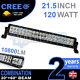 20 120w Cree Led Light Bar Combo Ip68 Xbd Driving Light Alloy Off Road 4wd Boat
