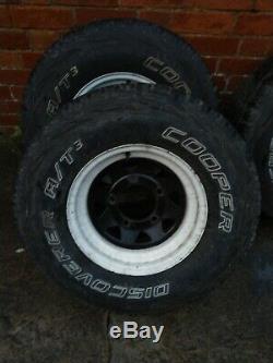 265/70/R15 Land Rover wheels And Tyres Set of 5 Cooper tires Weller Off Road 4x4