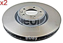 2X Front Brake Disc Fits LAND ROVER Range Rover IV Sport LR016176