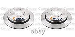2X Front Brake Disc VAICO Fits LAND ROVER Discovery III IV SDB000634