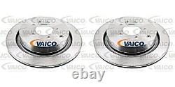 2X Front Brake Disc VAICO Fits LAND ROVER Discovery III IV SDB000644