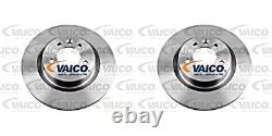 2X Front Brake Disc VAICO Fits LAND ROVER Discovery III SDB000612