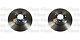2x Rear Brake Disc Vaico Fits Land Rover Discovery Ii Range Rover Iii Ntc8781