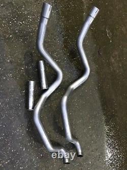 2 X Land rover Discovery 2 Side Exit Exhaust Stainless Steel Off Road Use New