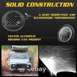 2x7Inch Round LED Headlight DRL For Mercesdes Benz 4x4 off-road vehicle