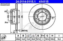 2x Brake Disc ATE Fits LAND ROVER Defender SDB000330