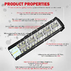 32inch Straight LED Light Bar Spot Flood Combo Off Road SUV ATV Marine Pickup