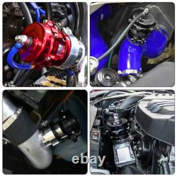 35PSI Boost 50mm Blow Off Valve BOV + V-Band 2.36 60mm Flange Pipe Hose Kit BL 35PSI Boost 50mm Blow Off Valve BOV + V-Band 2.36 60mm Flange Pipe Hose Kit BL