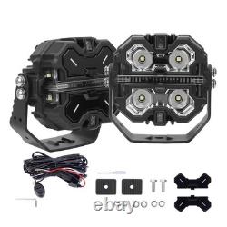 3.5 160W LED Pod Light Spot Beam Side Shooter For Off Road 270° Ford Ranger