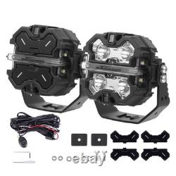 3.5 160W LED Pod Light Spot Beam Side Shooter For Off Road 270° Ford Ranger