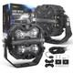 3.5 Rgb Led Work Light Pods For Off Road Atv Jeep Wrangler Beam Pattern Drl