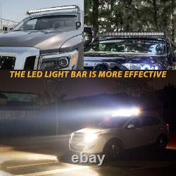 42Inch 800W 2-Rows Led Work Light Bar Bumper OffRoad Ford Truck Driving Lamp 40