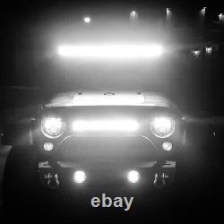 42 Inch Straight Led Work Light Bar Flood Spot Offroad 12V 24V /w wire Harness