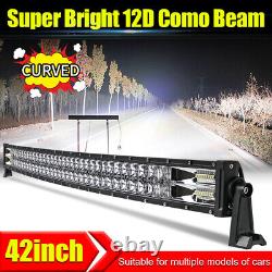 42inch Curved LED Light Bar Combo Spot Flood Driving Pickup SUV Off Road 960W