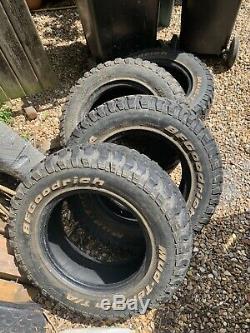 4 X BF Goodrich Mud Terrain Tyres 235 70 16 LAND ROVER OFF ROAD All Terrain