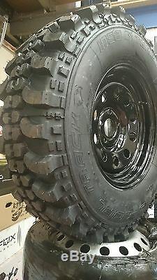 4 X Land Rover Wheels & Tyres Discovery 2 Off Road Wheels & Tyres 265/75x16 Insa