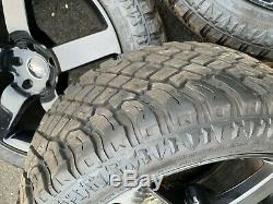 4 x 20 Off road wheels and tyres off Land Rover Discovery MK 4