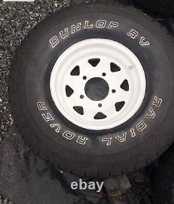 4 x LAND ROVER 110/90 off road wheels and tyres (Big and Wide)