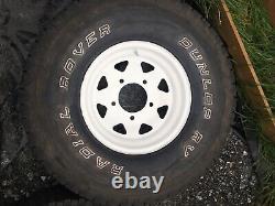 4 x LAND ROVER 110/90 off road wheels and tyres (Big and Wide)