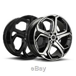 4 x Overfinch 23 Xenon Gloss Black Diamond Turned Alloy Wheels with Tyres
