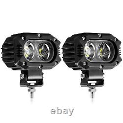 4inch 180W LED Work Light Bar Offroad 4x4 Spot Flood Pod SUV ATV For 4WD Tractor