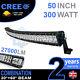 50 300w Curved Cree Led Light Bar Combo Ip68 Driving Light Off Road 4wd Boat