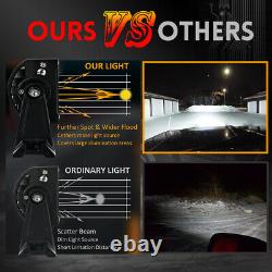 52 1020w LED Light Bar High Intensity Combo Offroad Lamp JEEP WRANGLER 4X4 SUV