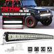 52inch Curved Led Light Bar Driving Flood Spot Roof Truck Offroad 4wd Truck 50