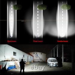 52inch LED Work Light Bar Straight Spot Flood Offroad Roof Driving Truck SUV 4WD