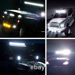 52inch Led Light Bar 4800W Combo Work Driving For Off-road SUV 4WD Boat +Wiring