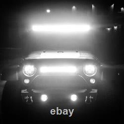 52inch Straight Offroad LED Work Light Bar Driving Lamp Flood Spot Combo Beam