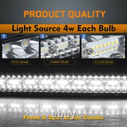 52inch Straight Offroad LED Work Light Bar Driving Lamp Flood Spot Combo Beam