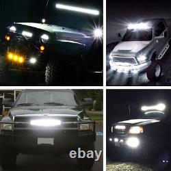 52inch Tri-row LED Light Bar 975W Combo Beam Lamp for Offroad Truck SUV ATV 50