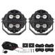 5 Inch Led Pod Lights Spot Beam Rgb Drl Ip68 For Off Road 4x4 Atv Utv 25440 Lm